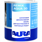 Aura Luxpro Remix Aqua 30 Полуматовая износостойкя эмаль